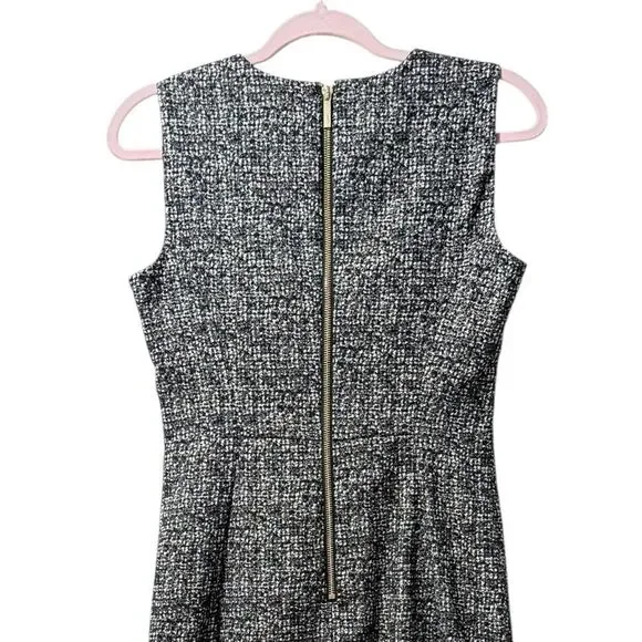 NWT Calvin Klein Women's Black Metallic party cocktail Sheath Dress